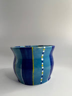Planter - Blue Striped