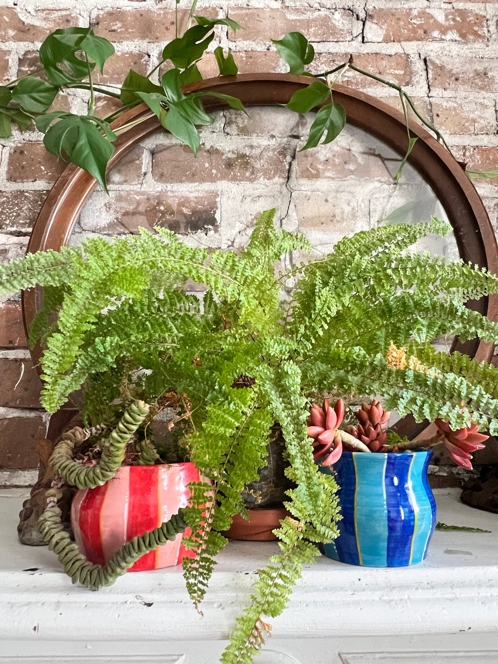 Planter - Pink Stripes