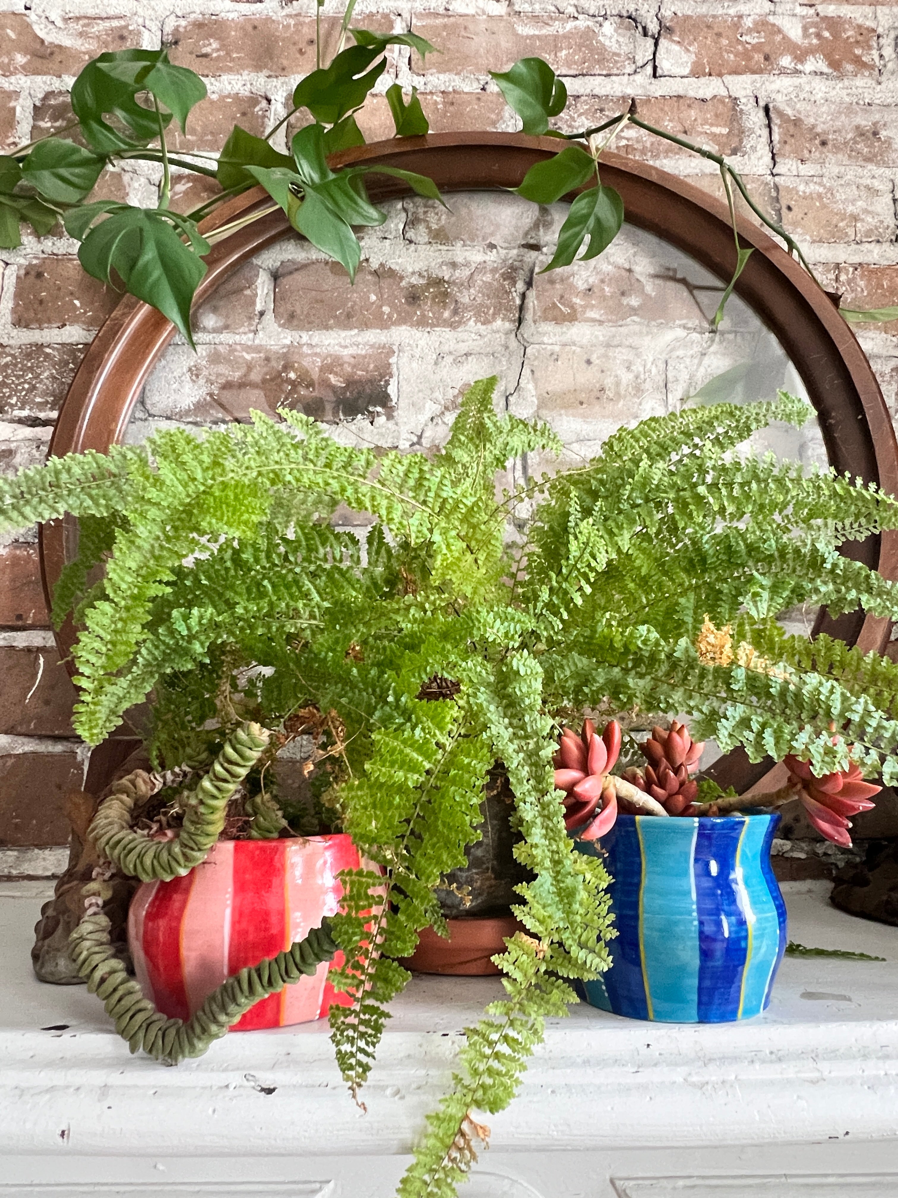 Planter - Pink Stripes