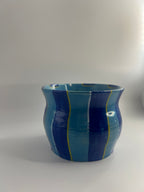 Planter - Blue Striped