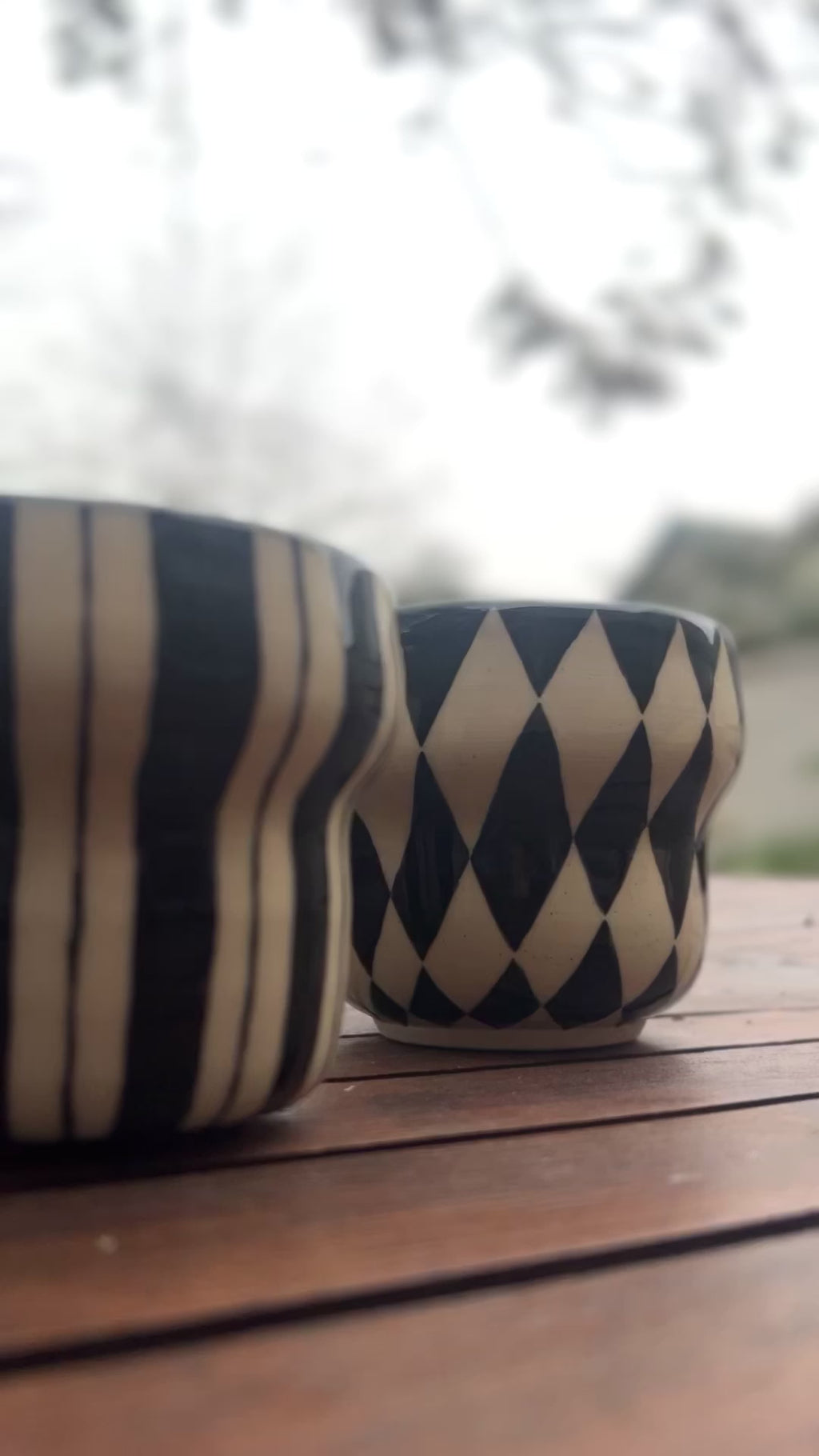 B&W Mug Set
